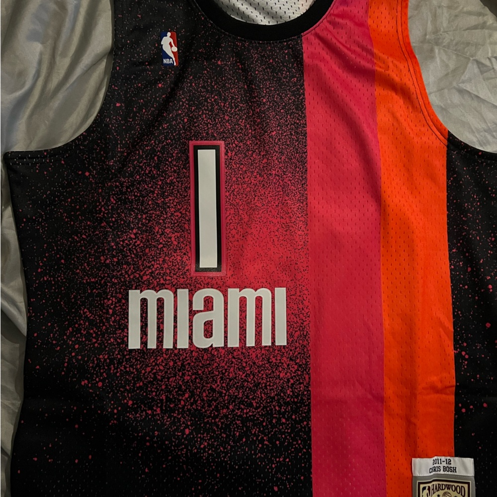 Mitchell & Ness Miami Heat Chris Bosh swingman jersey 2011